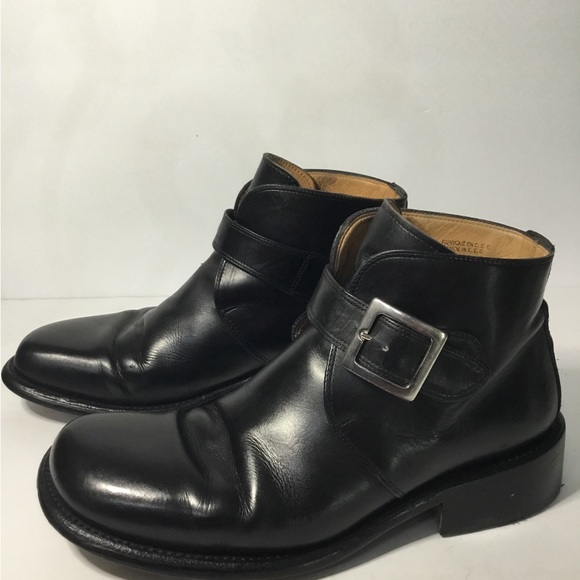 Jean Baptiste Rautureau Paris Men’s Black Leather Ankle Boots Size EU 39 - Picture 1 of 10